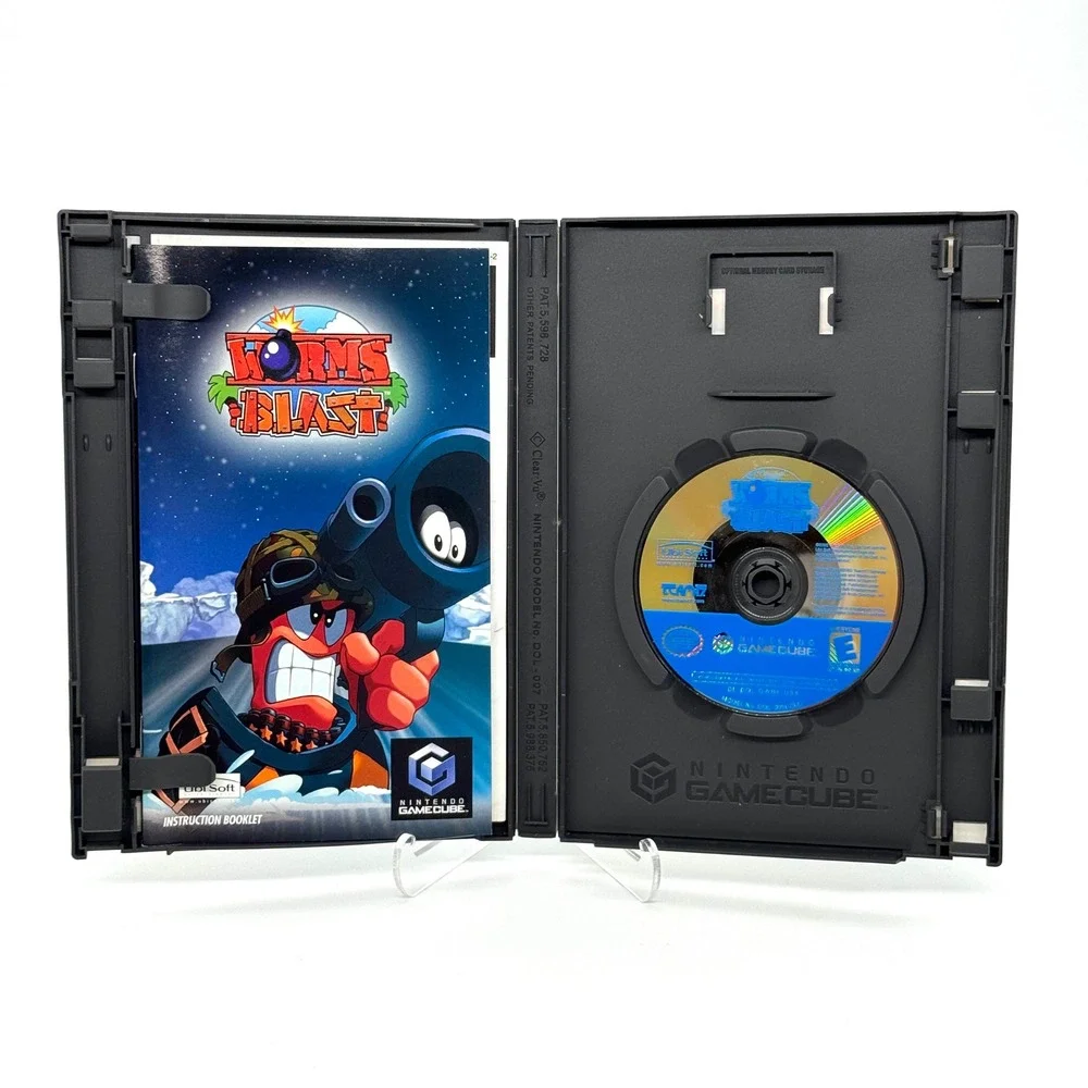 Worms Blast Nintendo GameCube 2002 Complete CIB Video Game